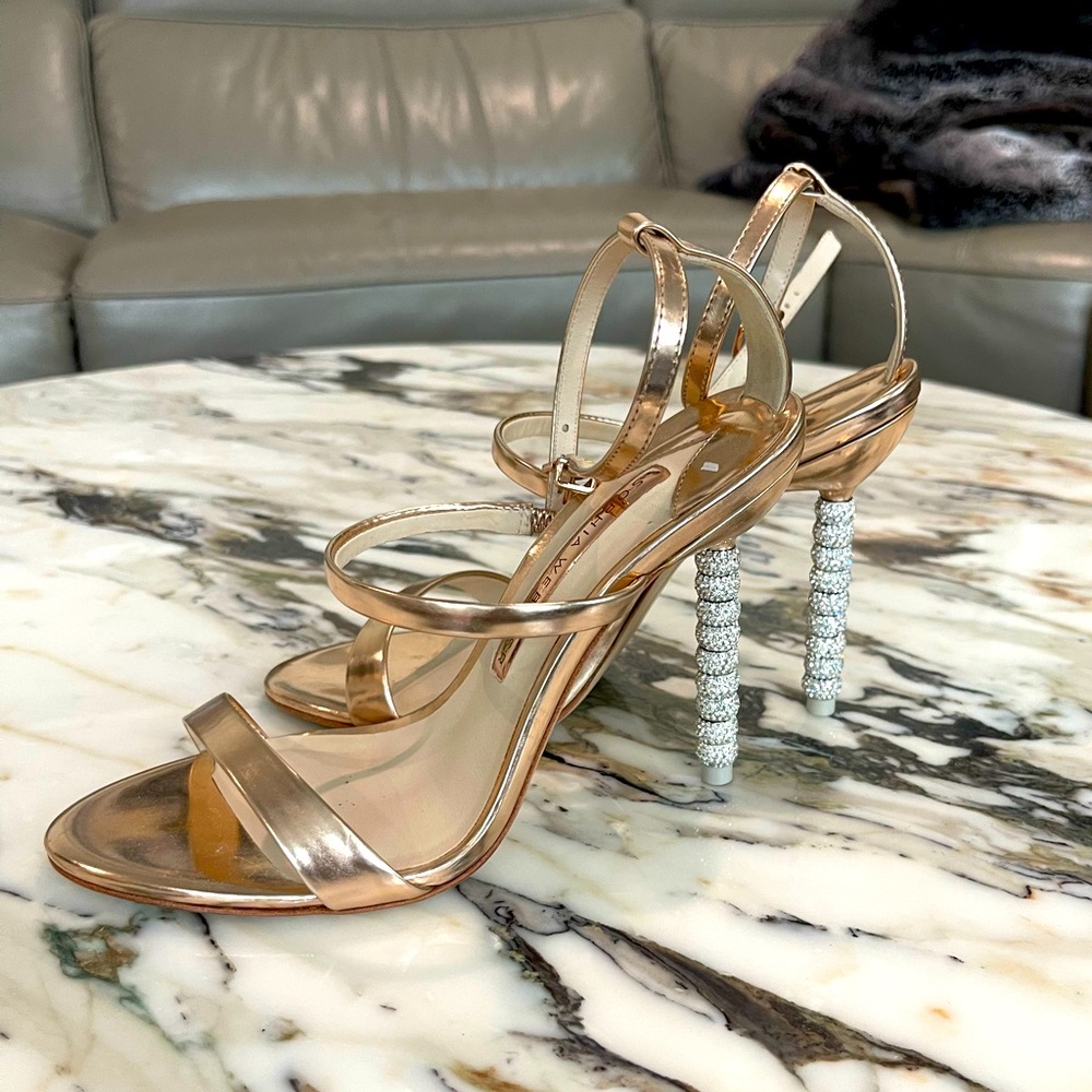 Sophia Webster glitter heels worn once!